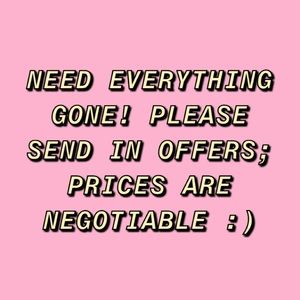 Send in offers to buy—no lowballs please:)